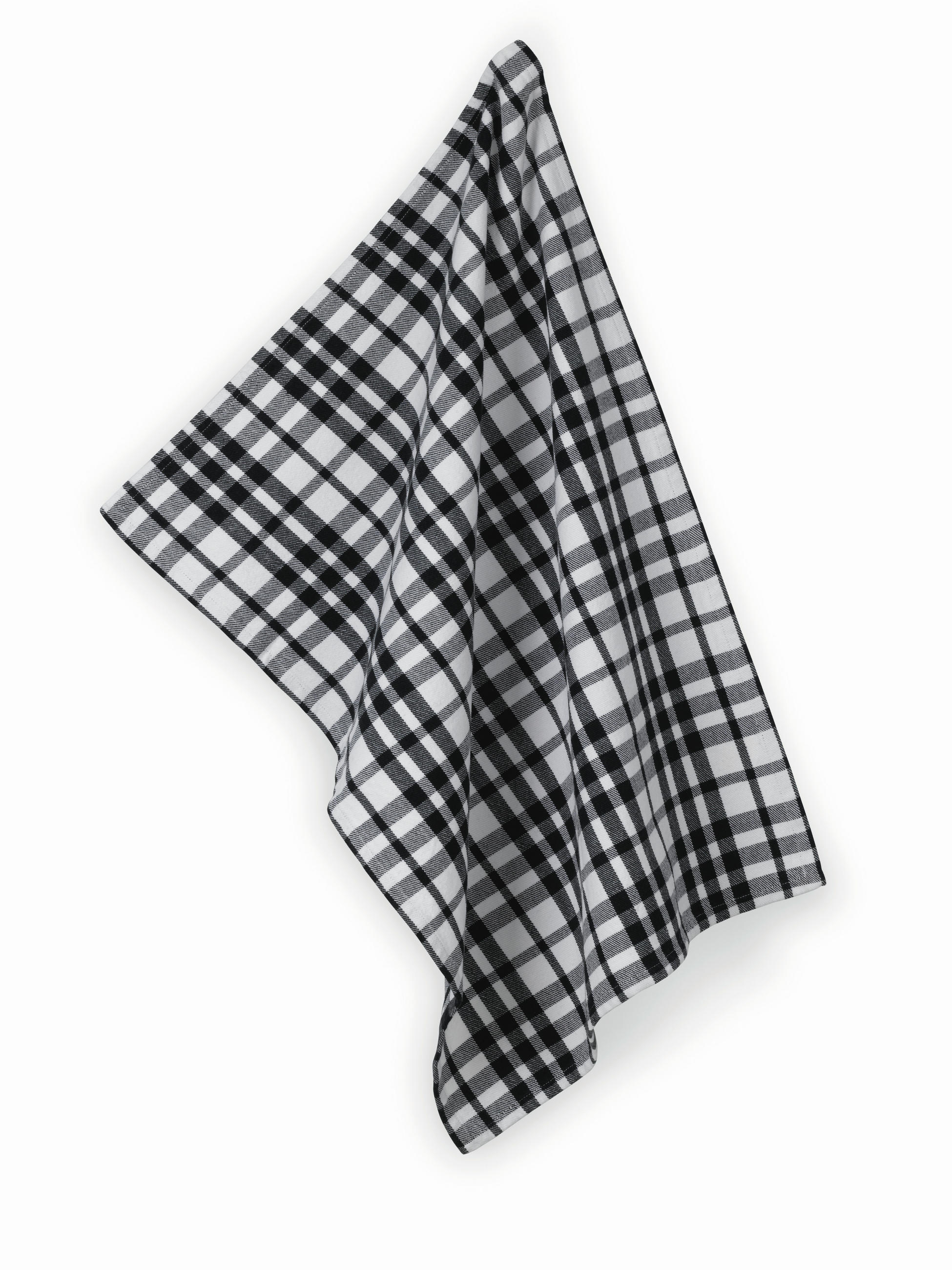 KUHINJSKA KRPA  GIANNA  50/70 cm       črna, bela  - črna/bela, Basics, tekstil (50/70cm) - Kela