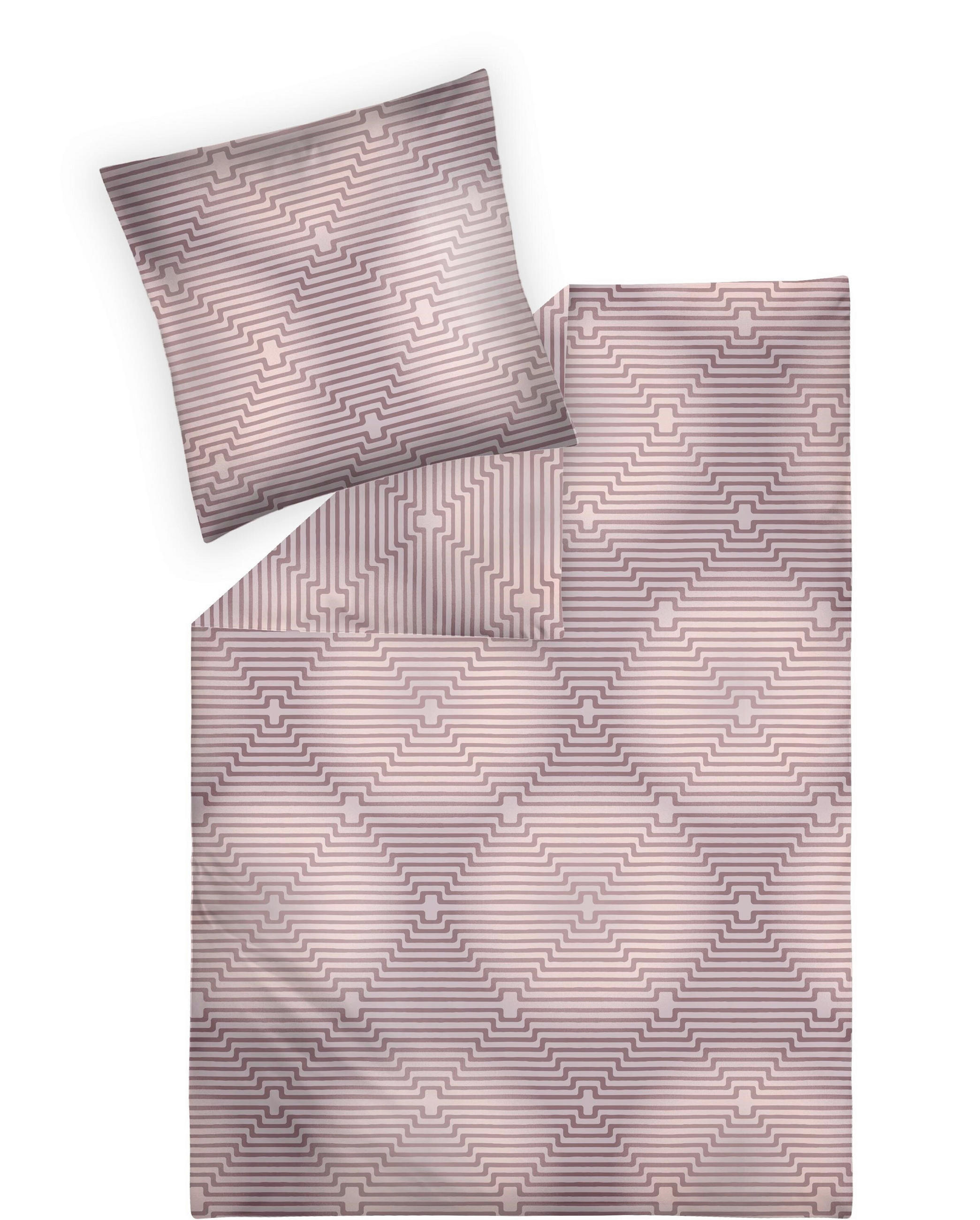 BETTWÄSCHE Atelier Flanell 155/220 cm  - Mauve, Design, Textil (155/220cm) - Estella
