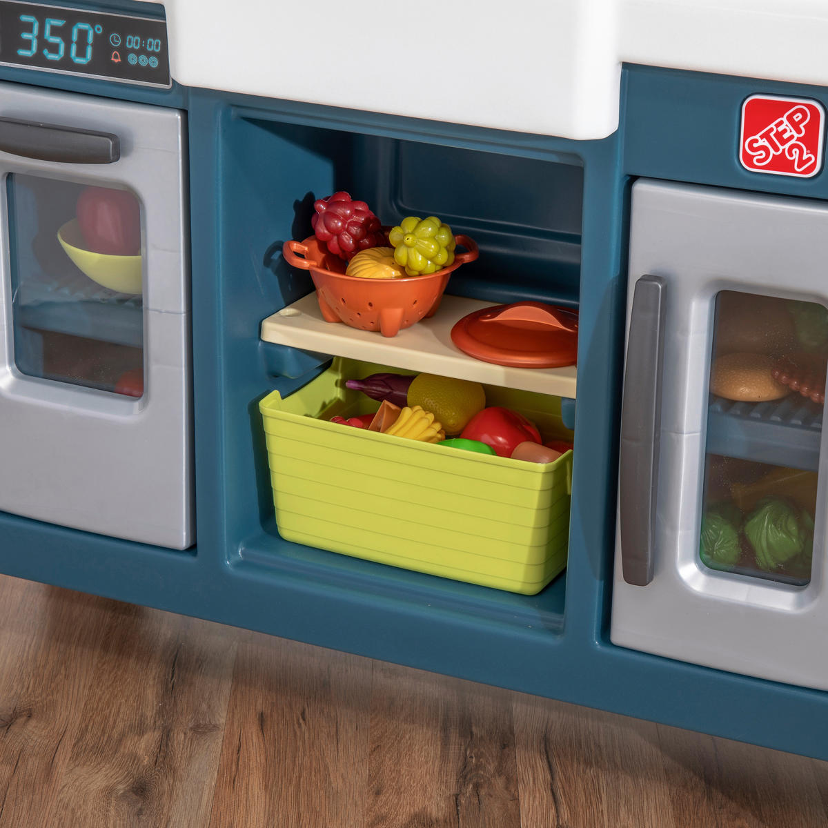 KINDERKÜCHE MODERNES LANDHAUS Modern Farmhouse  - Blau/Weiß, Basics, Kunststoff (76,2/121,9/27,9cm) - Ambia Garden