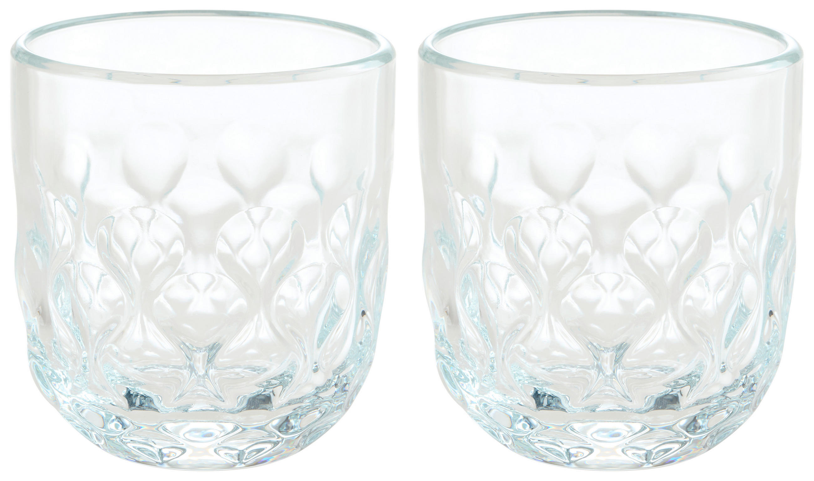KAFFEEGLAS - Klar, Design, Glas (7,6/8,2/7,6cm) - Leonardo