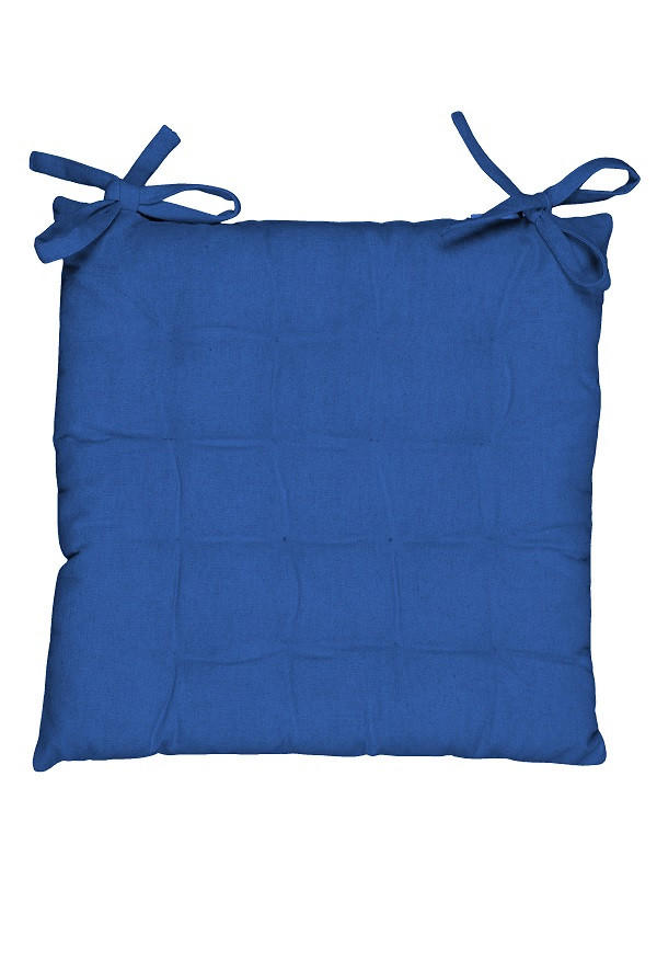 PODSEDÁK, 40/40 cm - modrá, Basics, textil (40/40cm) - Esposa