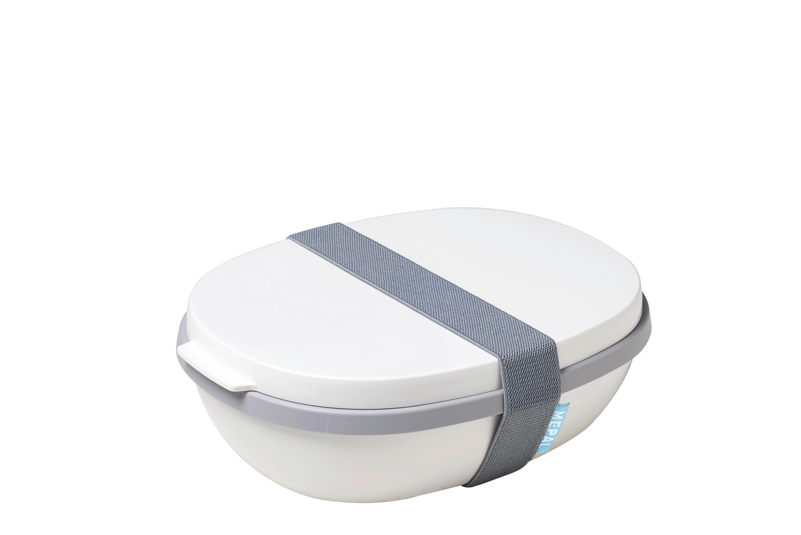 LUNCHBOX 22,5/17,5/7,5 cm  - Weiss, Basics, Kunststoff (22,5/17,5/7,5cm) - Mepal
