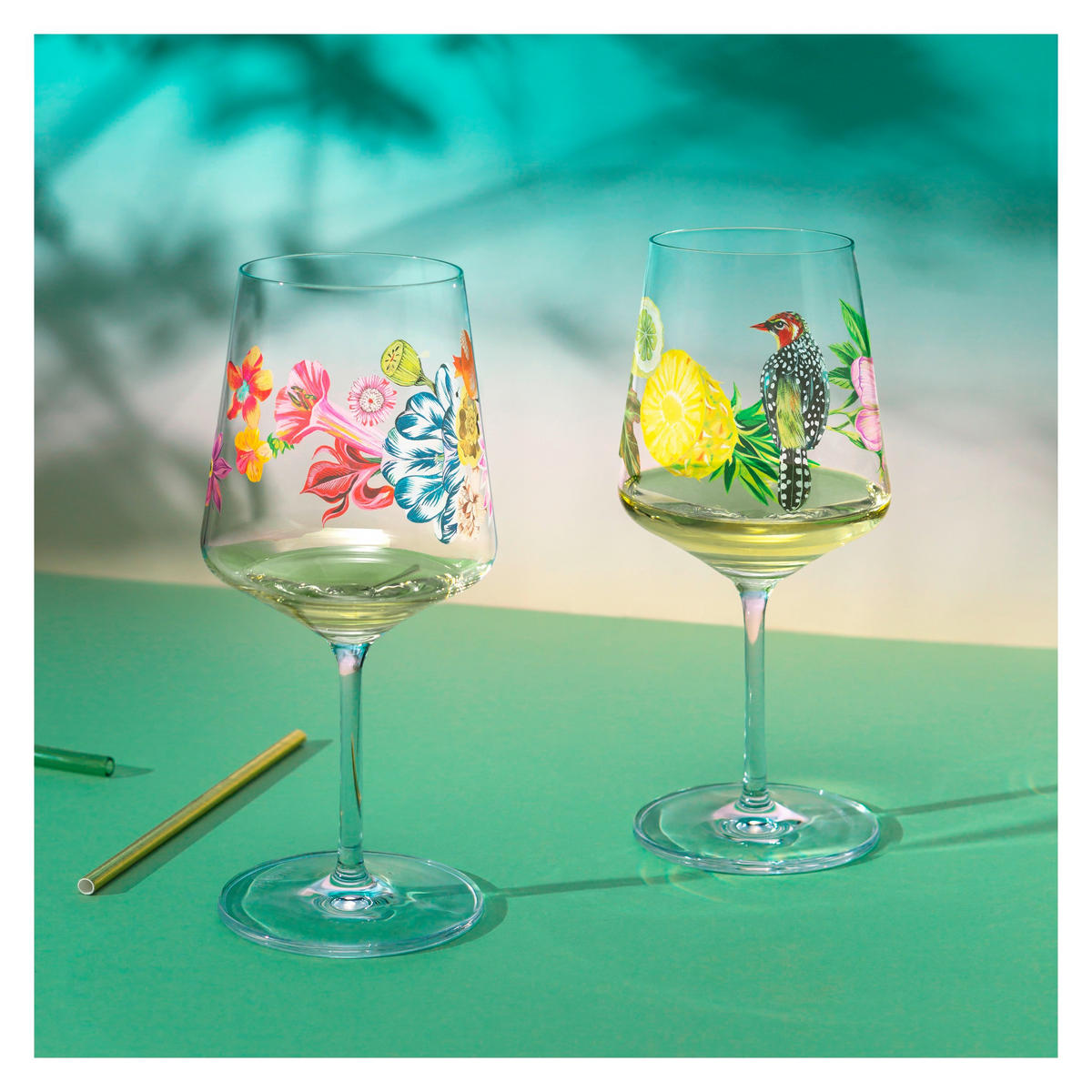 SPRITZERGLAS 544 ml 2-teilig  - Gelb/Rot, LIFESTYLE, Glas (9,3/22,5/9,3cm) - Ritzenhoff