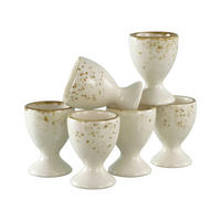ÄGGKOPP SET Nature Collection Creme keramik  - cremefärgad, Basics, keramik (5,5/7cm) - Creatable