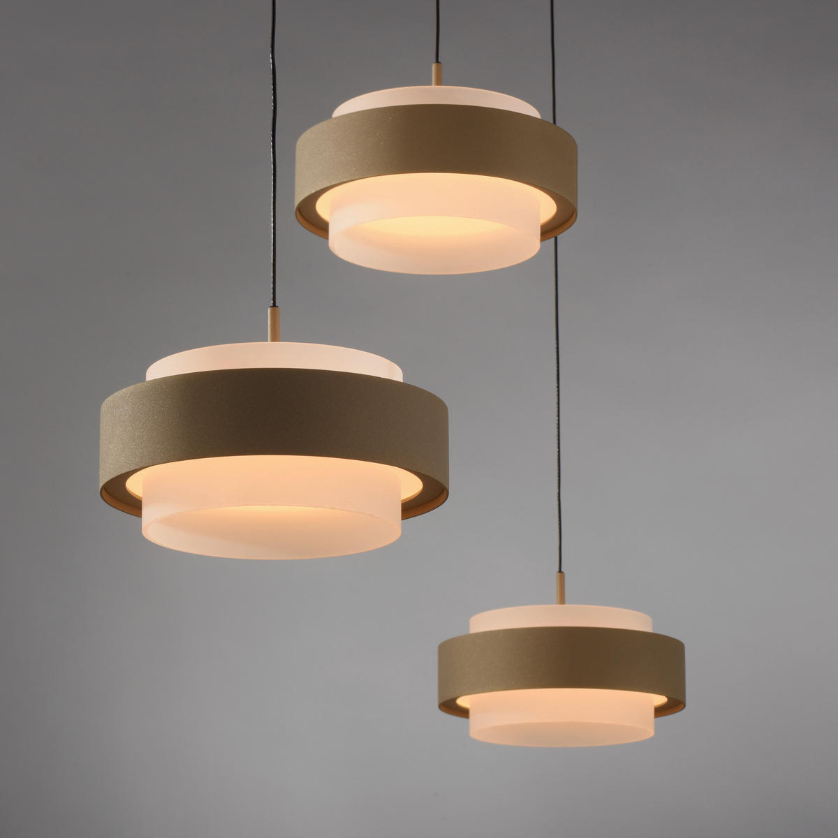 LED-PENDELLEUCHTE Elmo 96/17,5/180 cm  - Sandfarben, Design, Kunststoff/Metall (96/17,5/180cm) - Schöner Wohnen