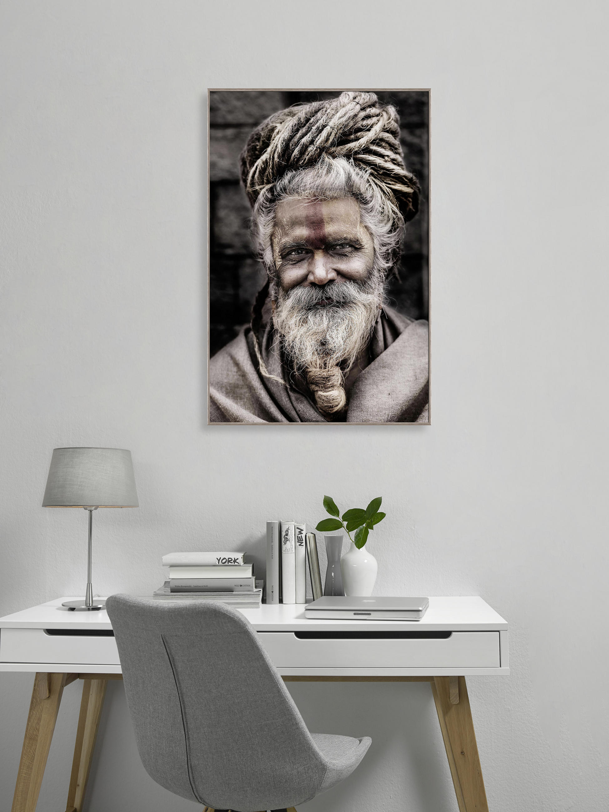 GLASBILD 80/120 cm  - Messingfarben/Schwarz, Basics, Glas/Papier (80/120cm) - Monee