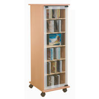 CD-REGAL - Buchefarben, Konventionell, Glas/Holzwerkstoff (31/97,5/35cm) - MID.YOU