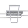 LED-DECKENLEUCHTE 82,5/55/8 cm   - Chromfarben/Silberfarben, Basics, Kunststoff/Metall (82,5/55/8cm) - Novel