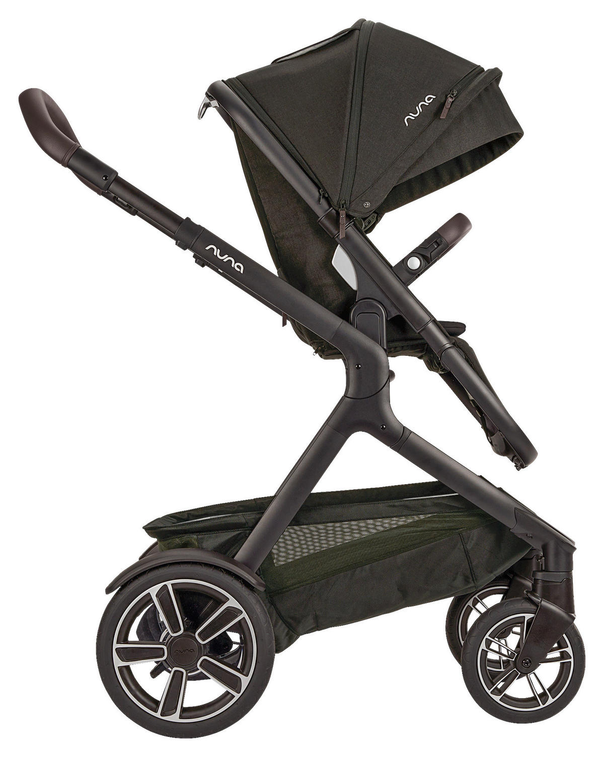 GESCHWISTERWAGEN DEMI NEXT  - Schwarz, Basics, Textil/Metall (98/62/112cm) - Nuna