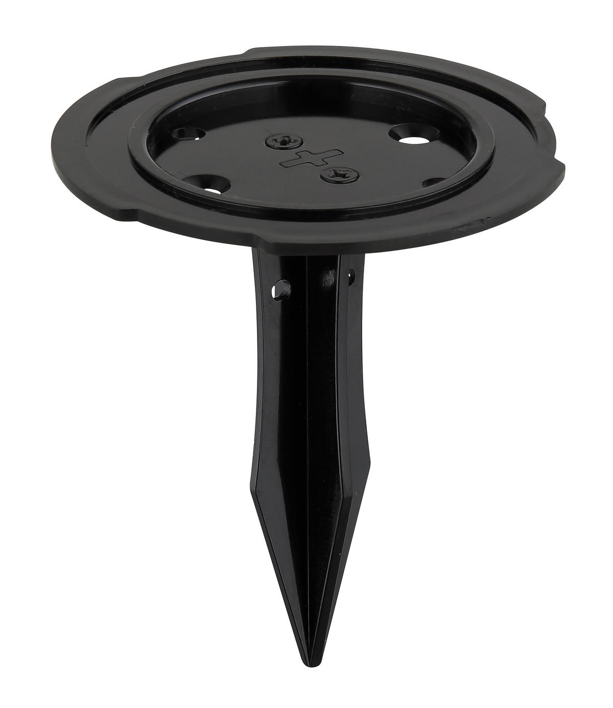 SOLARLEUCHTE  - Opal/Schwarz, Design, Kunststoff/Metall (14/14/3,6cm) - Globo