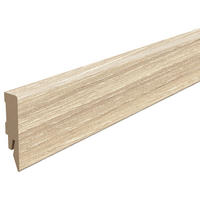 SOCKELLEISTE Eiche hellbraun - Hellbraun, KONVENTIONELL, Holzwerkstoff (240/1.4/5.8cm) - Egger Holzwerkstoffe