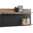 WANDBOARD  140/68/22 cm  - Eichefarben/Grau, MODERN, Holzwerkstoff (140/68/22cm) - Hom`in