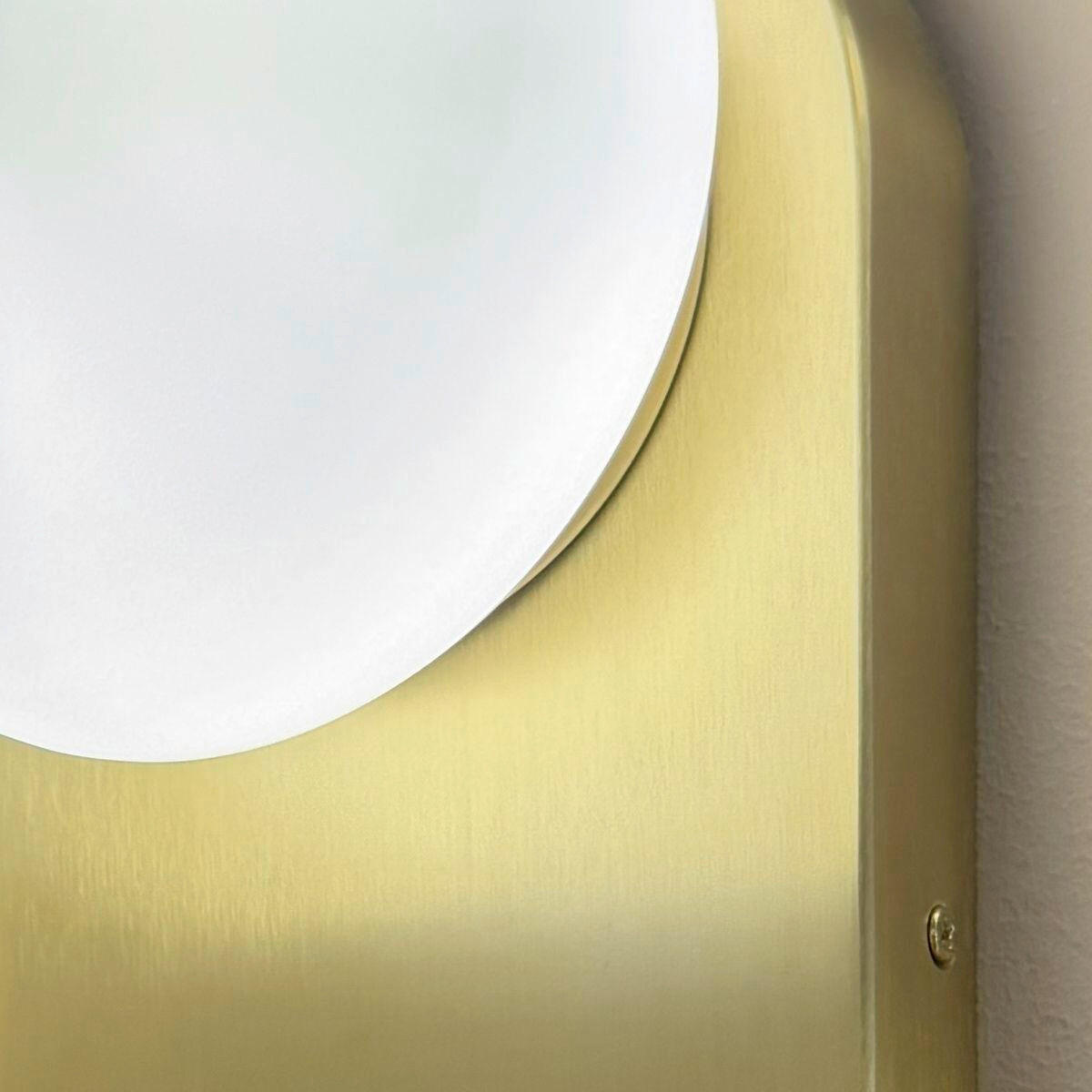 WANDLEUCHTE Alora Mood 32/14,2/12,1 cm  - Goldfarben, Design, Glas/Metall (32/14,2/12,1cm) - Elstead Lighting