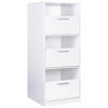 WÄSCHESCHRANK 67/164/68 cm  in Weiß  - Silberfarben/Weiß, MODERN, Holzwerkstoff/Metall (67/164/68cm) - home24