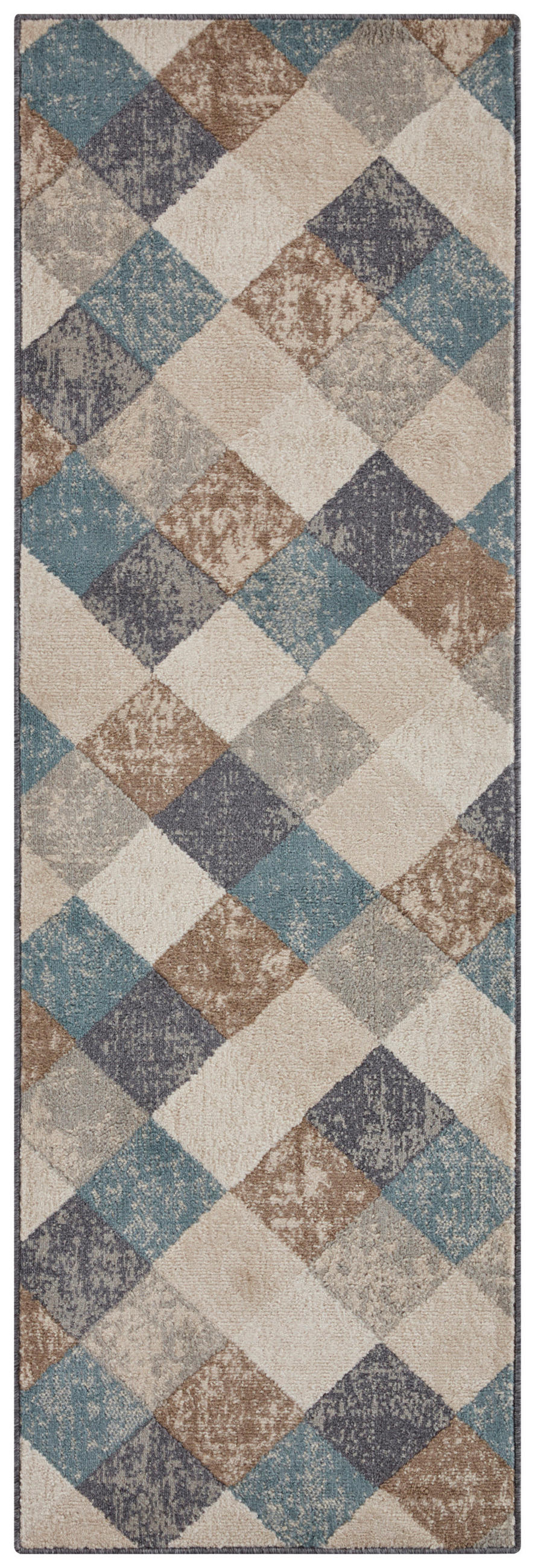 LÄUFER 80/200 cm Terrain  - Multicolor/Creme, Design, Kunststoff/Textil (80/200cm)
