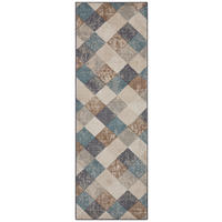 LÄUFER 80/200 cm Terrain  - Multicolor/Creme, Design, Kunststoff/Textil (80/200cm)