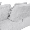 SCHLAFSOFA Chenille Hellgrau  - Hellgrau/Schwarz, KONVENTIONELL, Kunststoff/Textil (235-255/80/116-138cm) - Carryhome