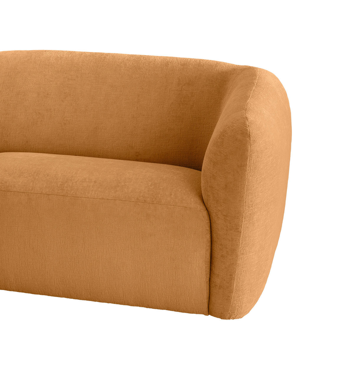 ECKSOFA in Mikrofaser Goldfarben  182/276 cm  - Goldfarben/Schwarz, MODERN, Kunststoff/Textil (182/276cm) - Livetastic