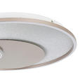 LED-DECKENLEUCHTE 50/5 cm  - Champagner/Silberfarben, Design, Kunststoff/Metall (50/5cm) - Novel