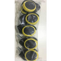 KOTAČIĆ ZA OKRETNU STOLICU    - žuta/crna, Basics, metal/plastika - Boxxx