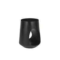 BEISTELLTISCH 32/32/46 cm Mangoholz massiv Schwarz rund  - Schwarz, Design, Holz (32/32/46cm) - MID.YOU