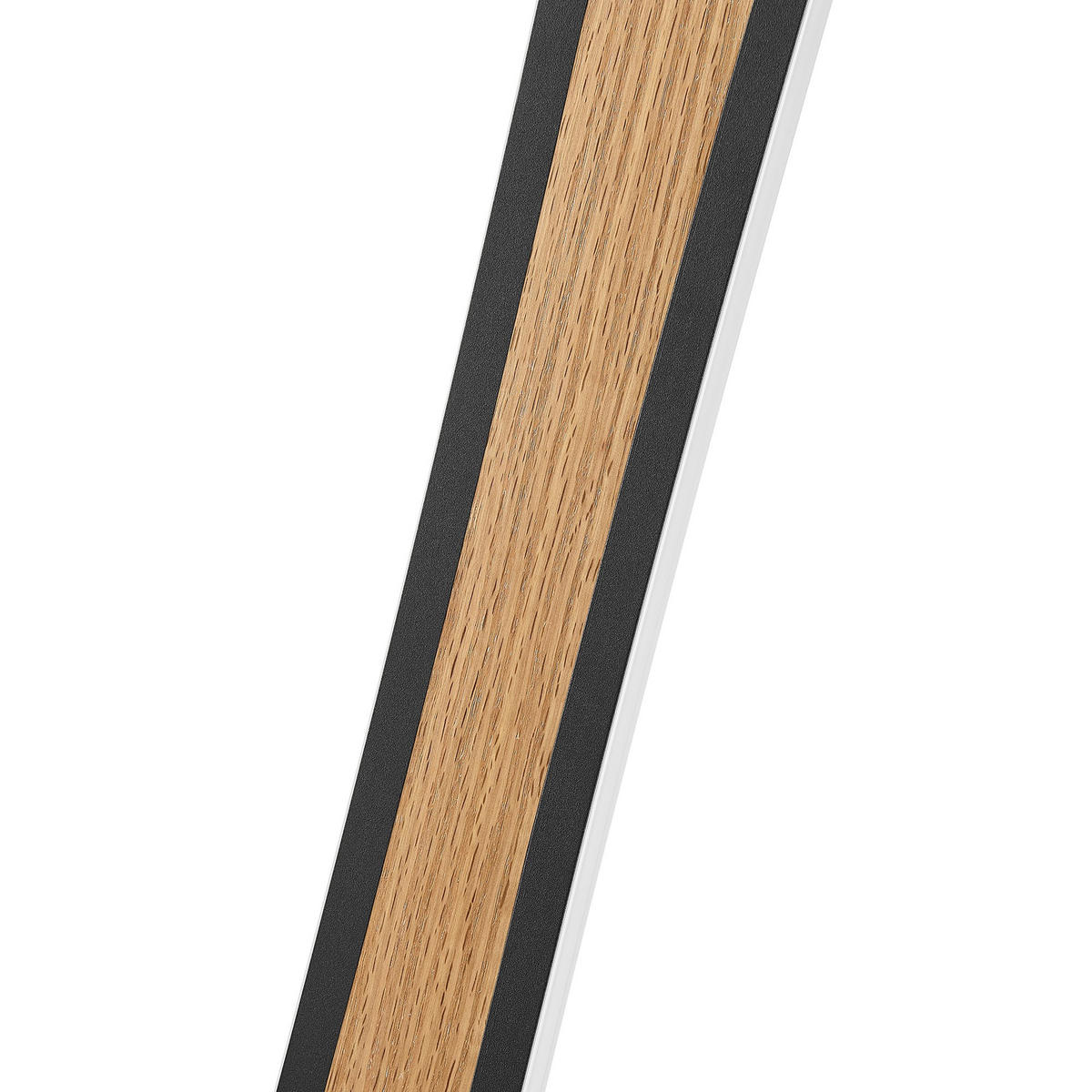 LED-STEHLEUCHTE Ella 26/140,8/18 cm   - Eichefarben/Schwarz, Natur, Holz/Kunststoff (26/140,8/18cm) - Novel