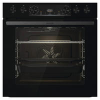 HERDSET RED PEPPER SCB  - Schwarz, Basics, Glas/Metall (59,5/59,5/56,4cm) - Gorenje