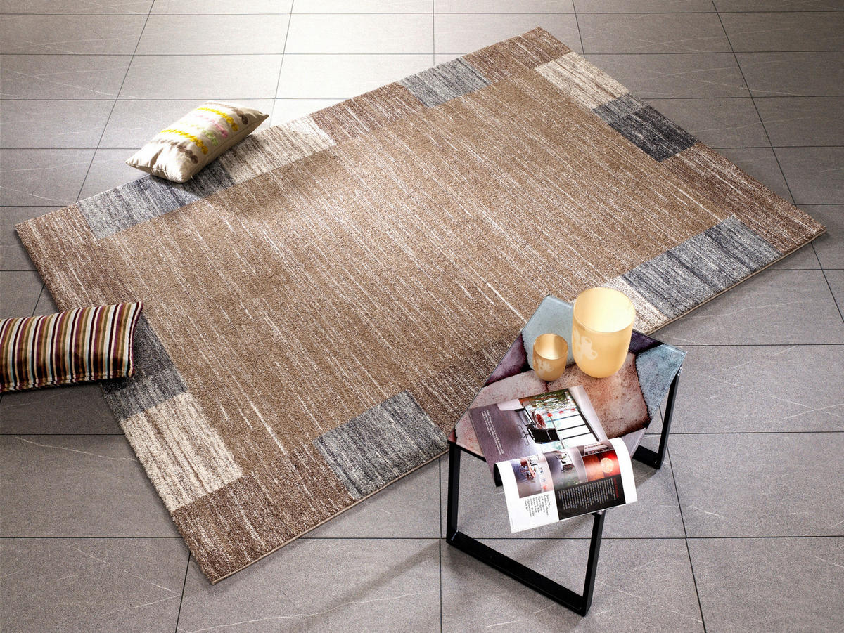 WEBTEPPICH Braun, Beige  - Beige/Braun, Design, Textil (200/250cm) - Novel