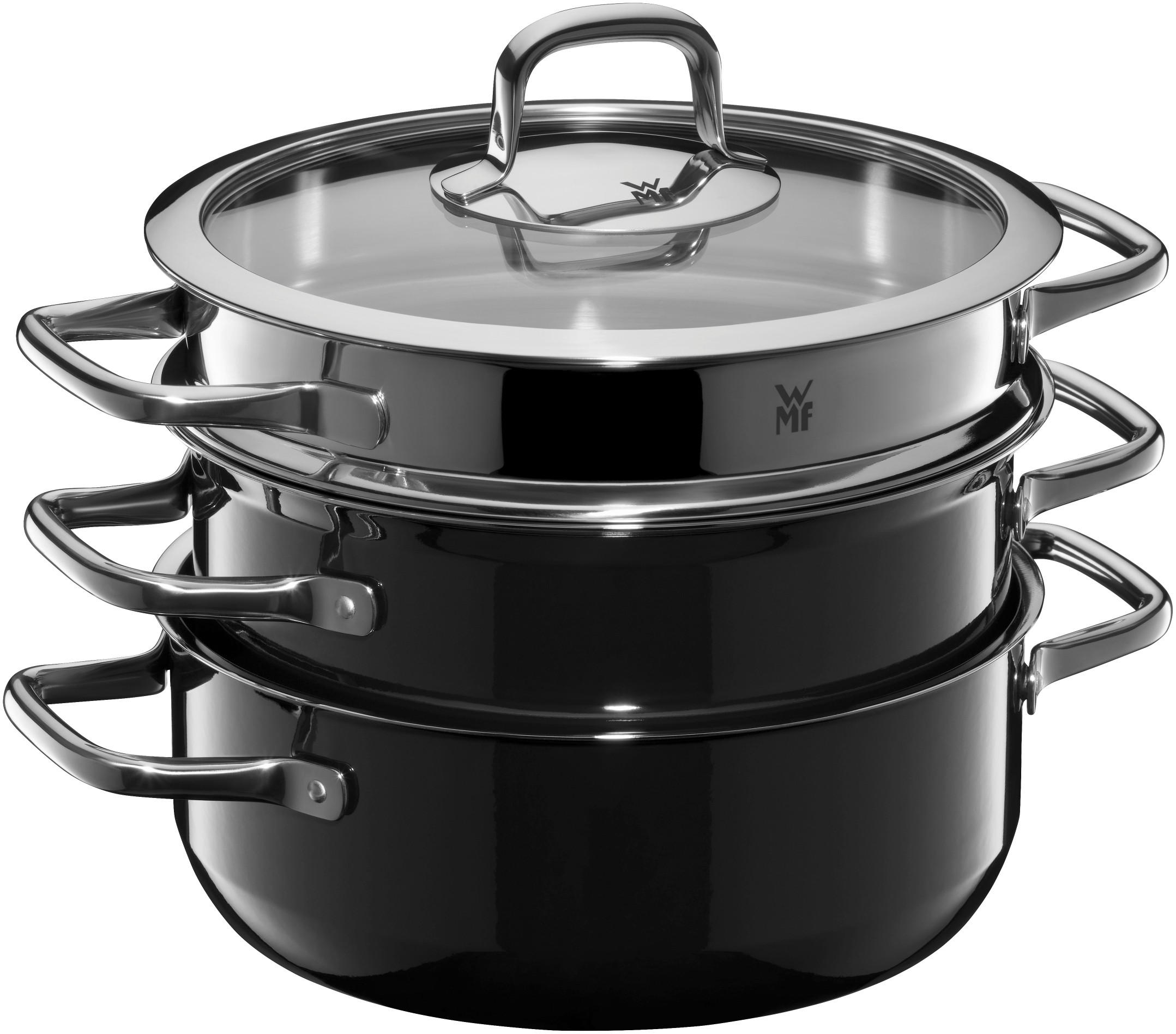 SADA HRNCOV, 3-dielne - čierna, Basics, sklo (6.952kg) - WMF