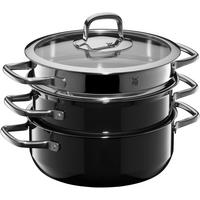 SADA HRNCOV, 3-dielne - čierna, Basics, sklo (6.952kg) - WMF