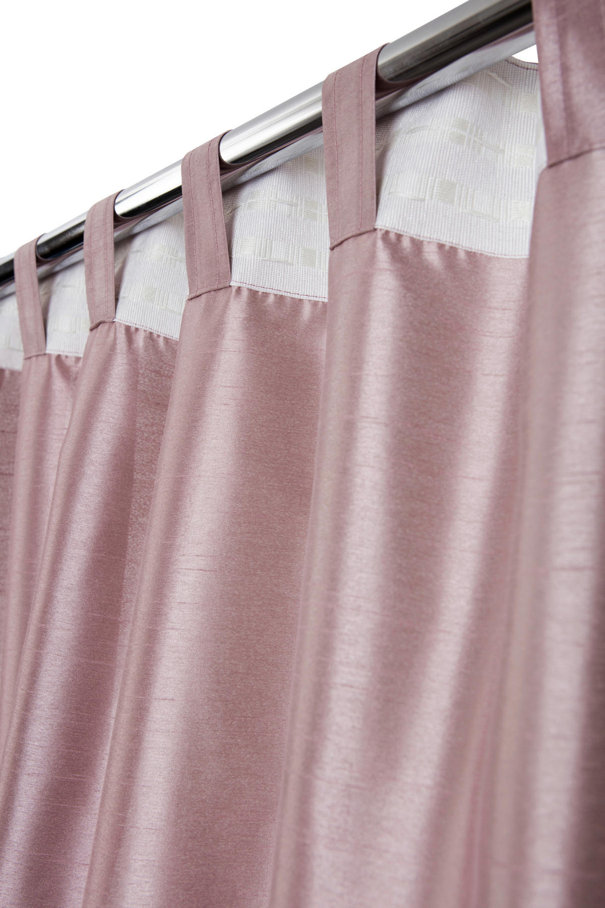 FERTIGVORHANG  blickdicht   138/300 cm  - Altrosa, Basics, Textil (138/300cm)