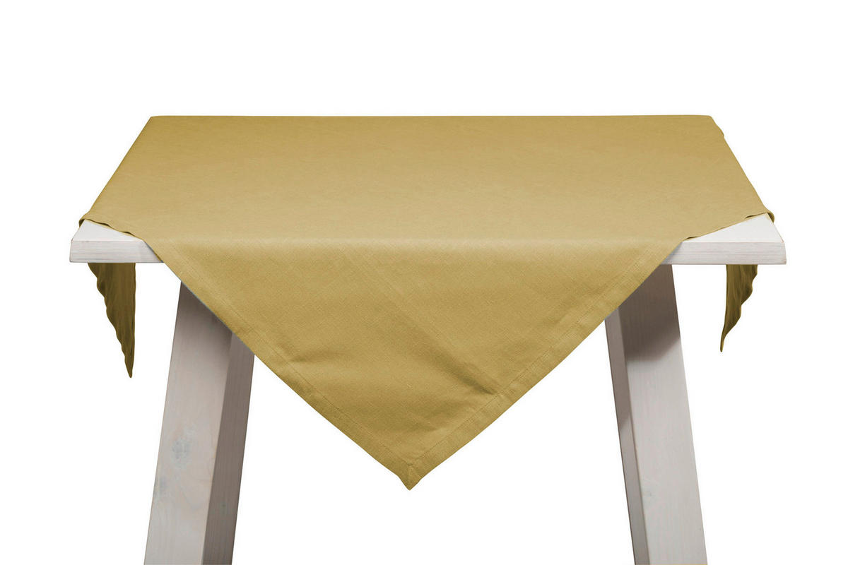TISCHDECKE 100/100 cm  - Gelb, Basics, Textil (100/100cm) - Pichler