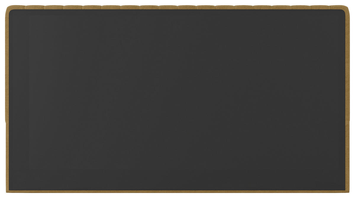 BOXBETT 180/200 cm  Senfgelb  - Senfgelb/Schwarz, Basics, Kunststoff/Textil (180/200cm) - Carryhome