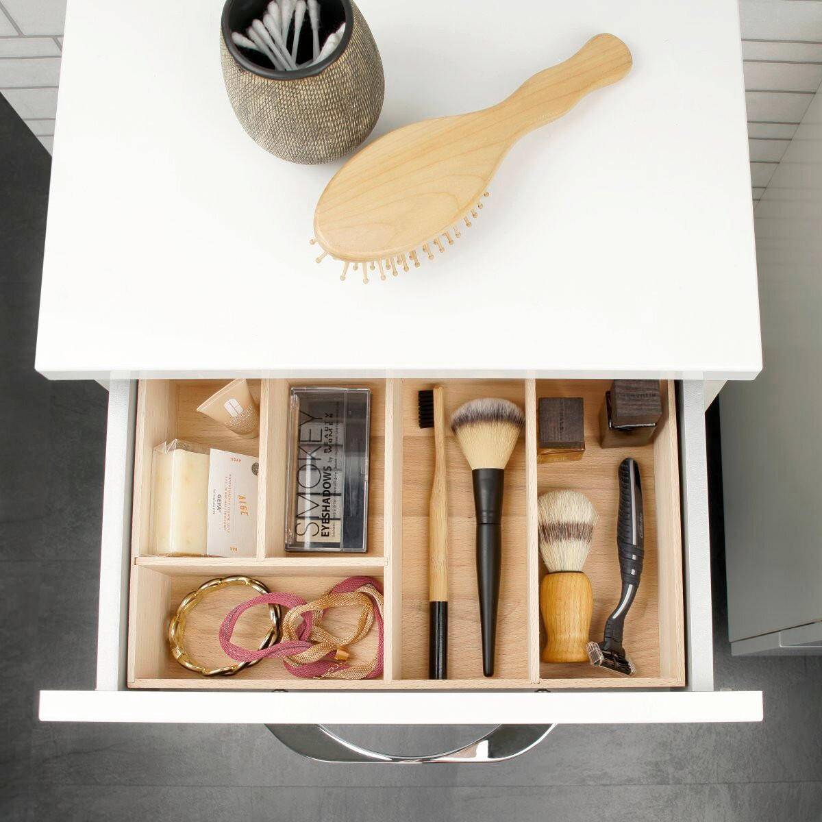 SCHUBLADENBOX     - Buchefarben, Basics, Holz (17/7/32cm) - MID.YOU