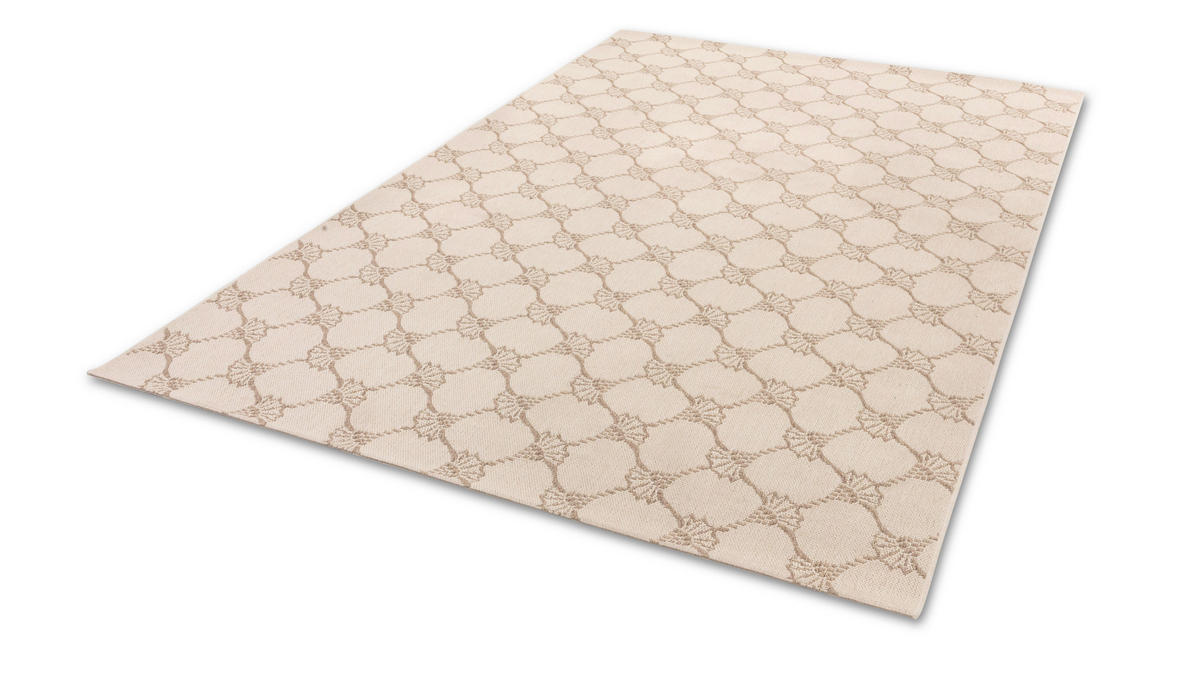 OUTDOORTEPPICH  für Terrasse und Balkon 80/150 cm Cornflower Creme  - Creme, Basics, Textil (80/150cm) - Joop!