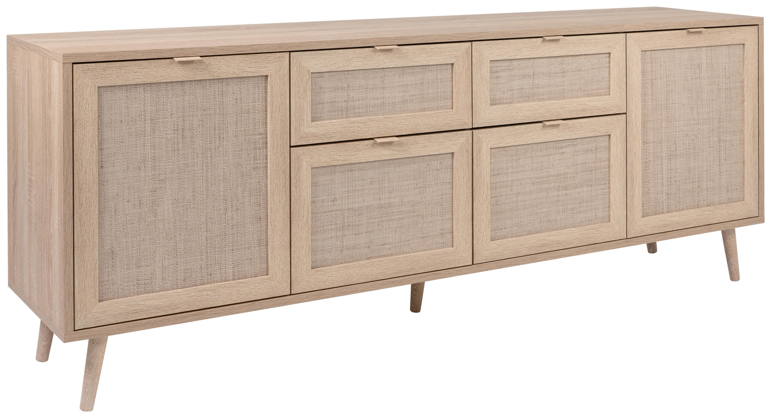SIDEBOARD  in 180/71/40 cm  - Sonoma Eiche, Natur, Holz/Holzwerkstoff (180/71/40cm) - MID.YOU