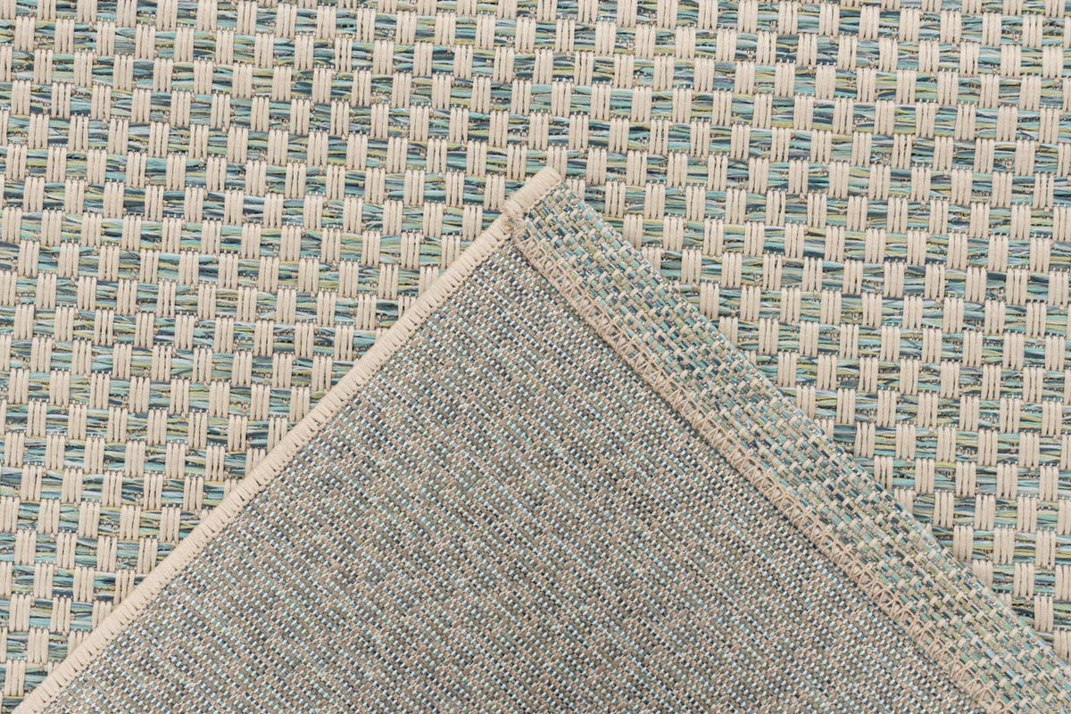 KÜLTÉRI SZŐNYEG   - azúrkék, Basics, textil (120/170cm)