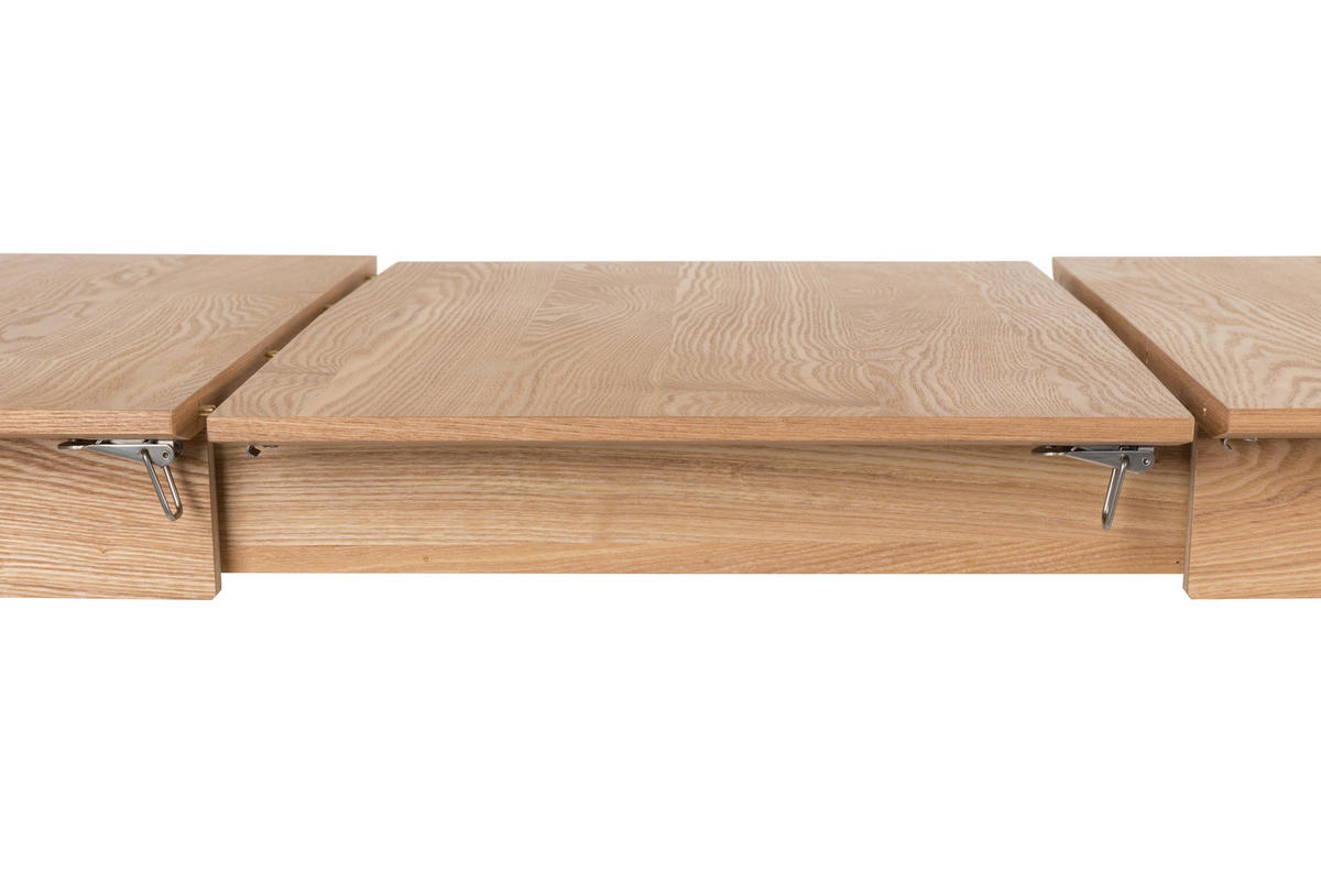 ESSTISCH Eschefarben rechteckig  ausziehbar  - Eschefarben, Basics, Holz/Holzwerkstoff (120/80/76cm) - Zuiver