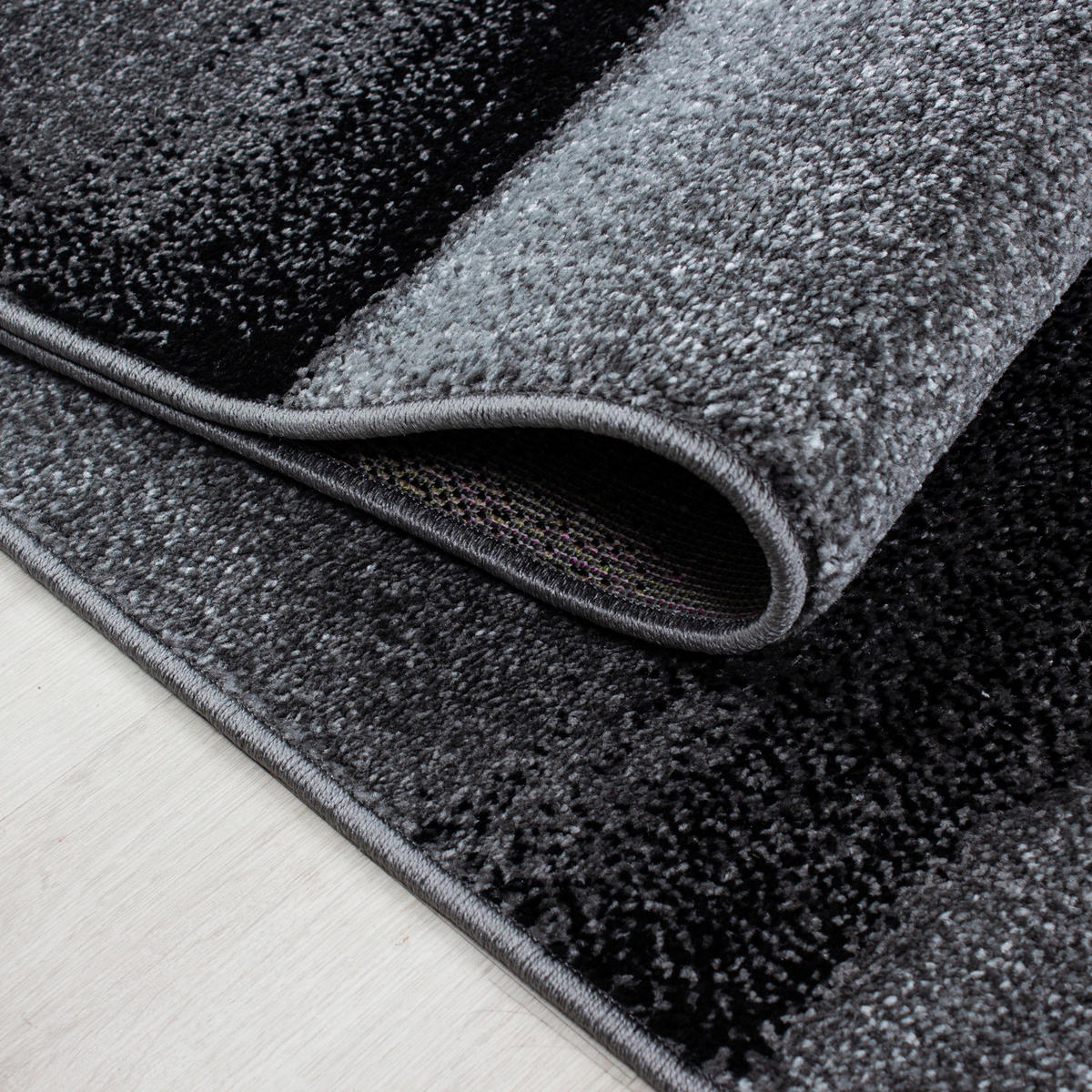 WEBTEPPICH 80/150 cm Lucca 1840 Schwarz  - Schwarz, Trend, Textil (80/150cm)
