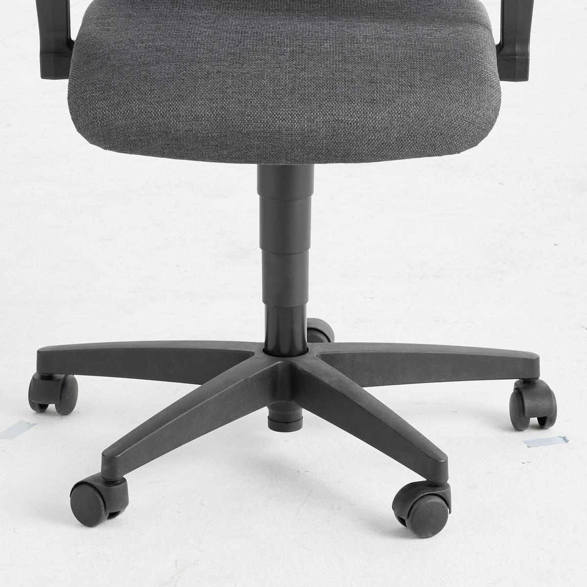 DREHSTUHL Webstoff, Netz Anthrazit, Schwarz  - Anthrazit/Schwarz, Design, Kunststoff/Textil (48/97-110/48cm) - Voleo