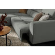 ECKSOFA in Feincord Grau  205/284 cm  - Schwarz/Grau, Design, Kunststoff/Textil (205/284cm) - Xora