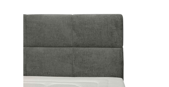 BOXSPRINGBETT 180/200 cm  in Anthrazit  - Eichefarben/Anthrazit, KONVENTIONELL, Holz/Textil (180/200cm) - Carryhome