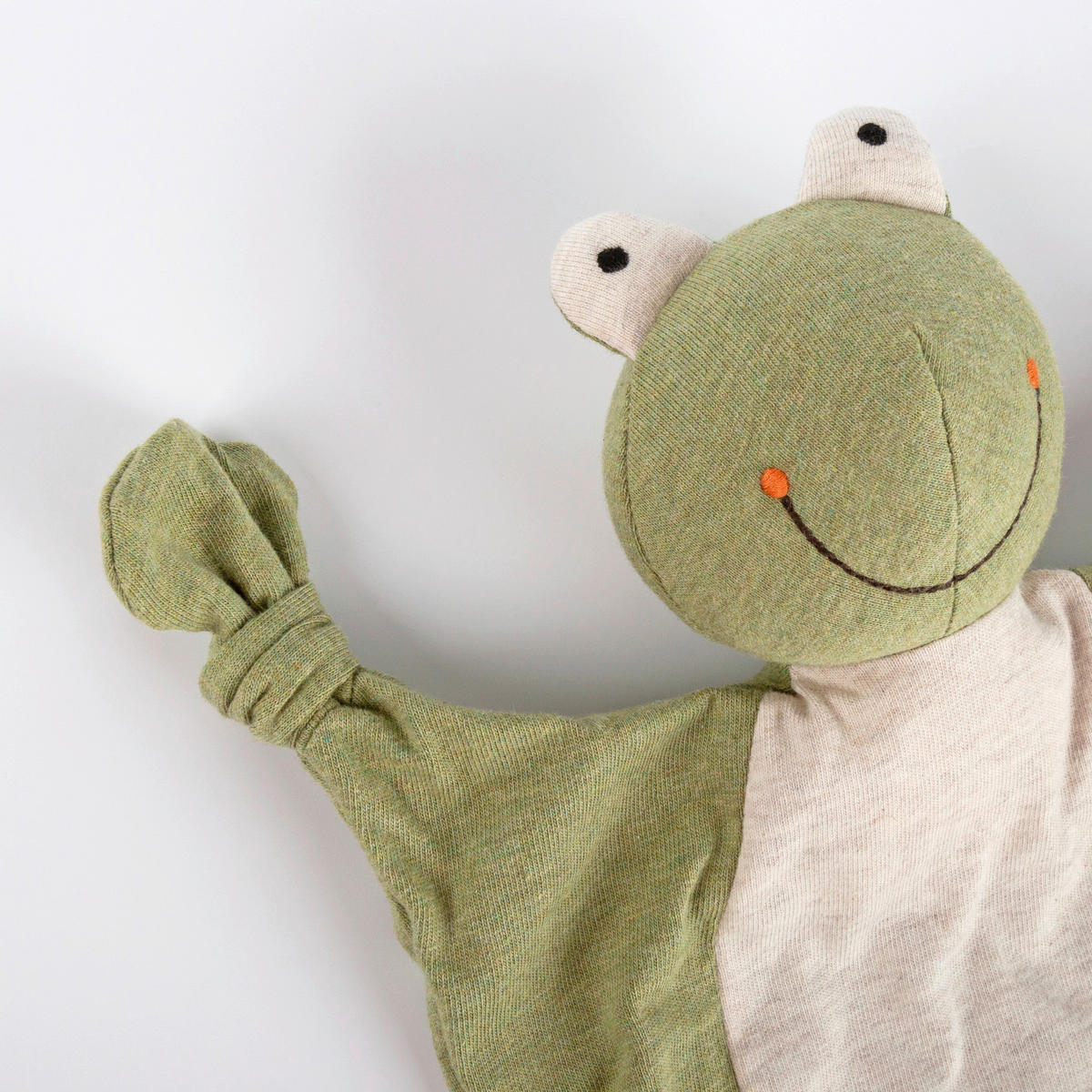 SCHMUSETUCH - Olivgrün/Weiß, Basics, Textil (22/26/11cm) - Sigikid