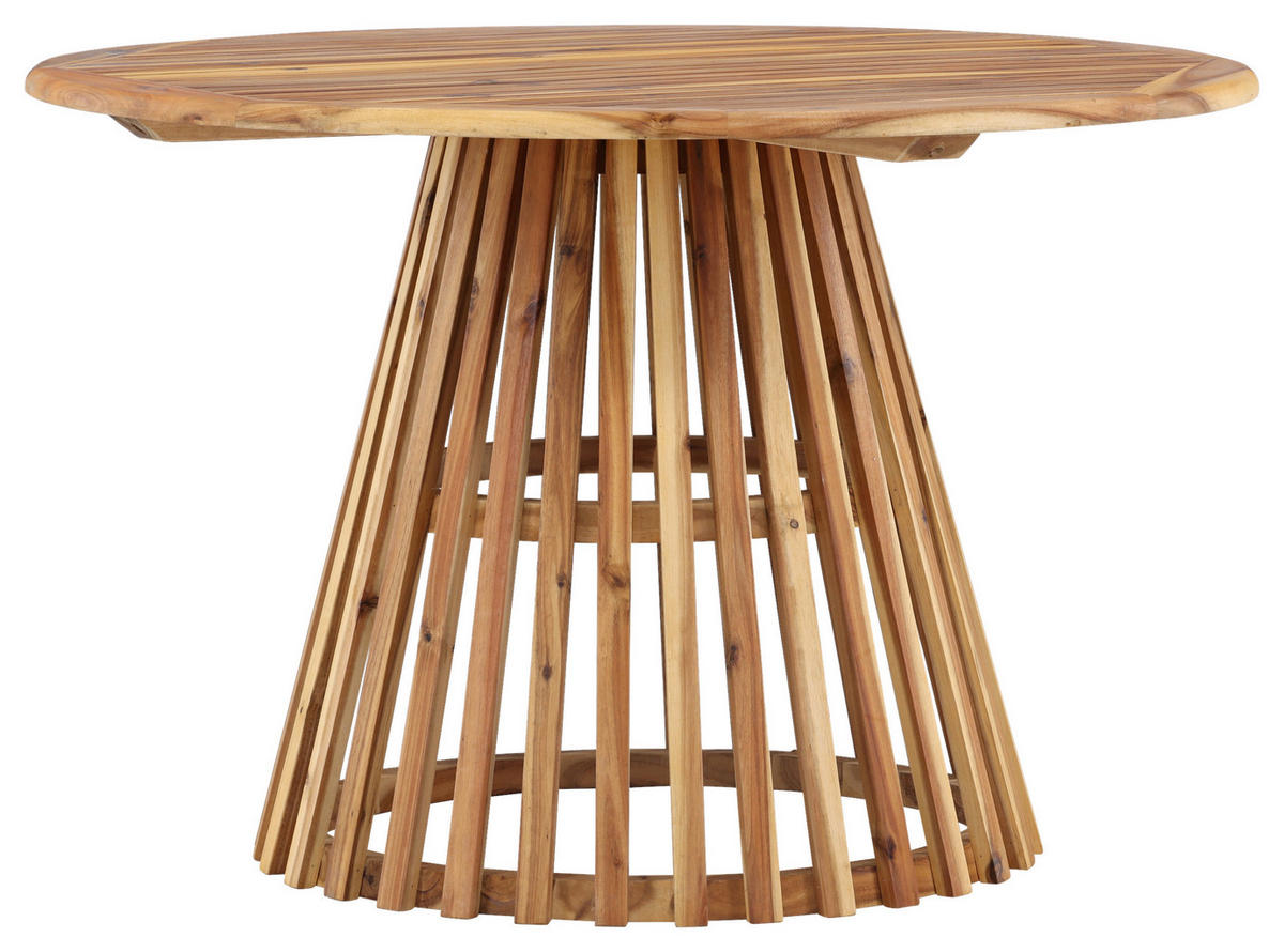 GARTENTISCH 120/120/75 cm  - Akaziefarben, KONVENTIONELL, Holz (120/120/75cm) - Gardenson