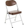 KLAPPSESSEL Braun, Alufarben  - Alufarben/Braun, MODERN, Metall (47/79/53cm)