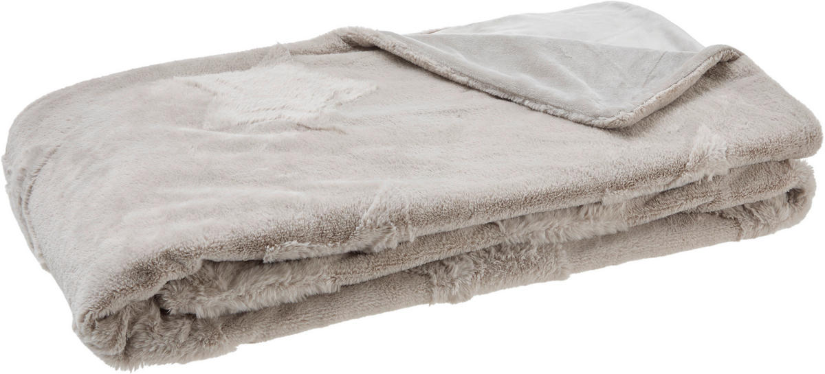 WOHNDECKE 150/200 cm  - Taupe, Textil (150/200cm) - X-Mas