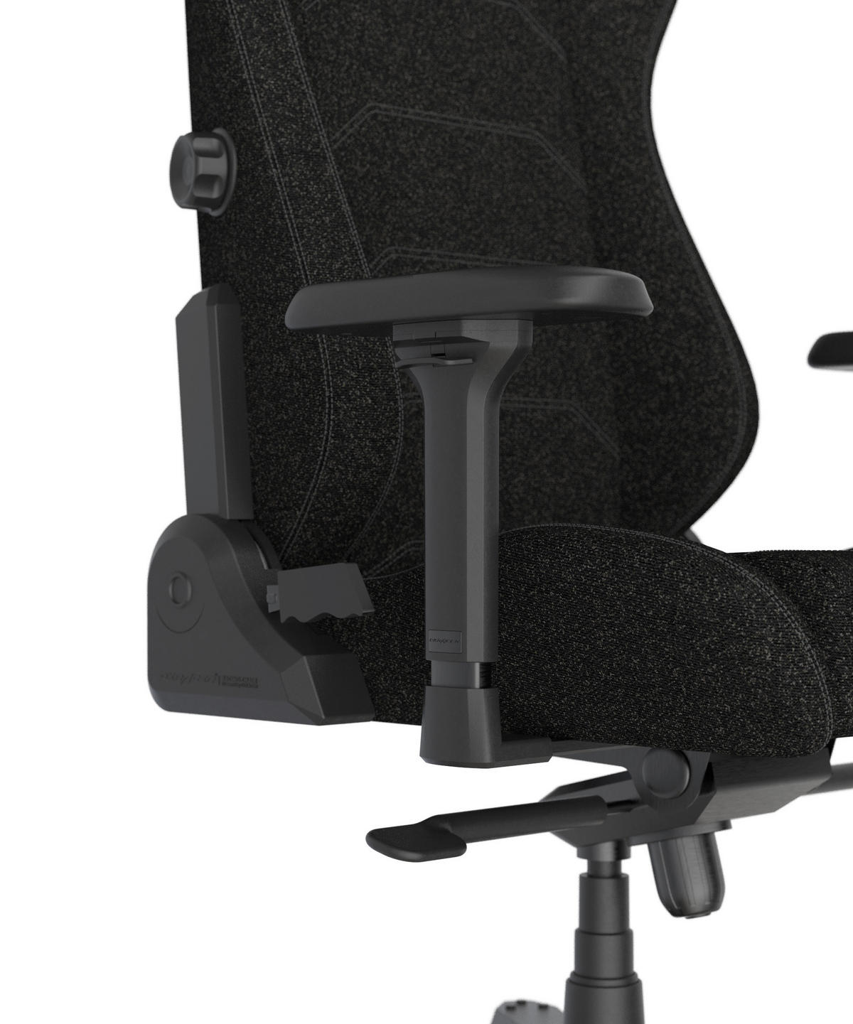 GAMINGSTUHL  in Schwarz  - Schwarz, KONVENTIONELL, Textil/Metall (70/133/70cm) - Dxracer