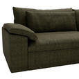 ECKSOFA  in Webstoff Grün  306/198 cm  - Schwarz/Grün, MODERN, Kunststoff/Textil (306/198cm) - Carryhome