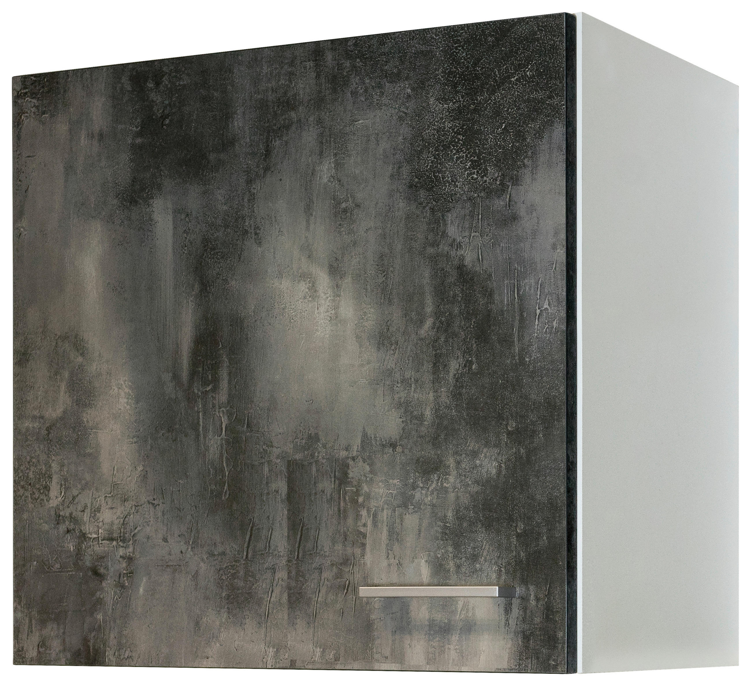 KÜCHENOBERSCHRANK 60/54,8/32 cm in Weiß, Graubraun - Graubraun/Alufarben, KONVENTIONELL, Holzwerkstoff/Kunststoff (60/54,8/32cm) - FlexWell
