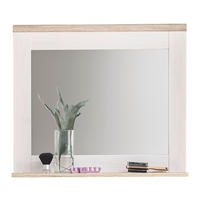 OGLINDĂ PENTRU BAIE 80/70/20 cm  - culoare lemn stejar/culoare lemn larice, Romantik / Landhaus, sticlă/material pe bază de lemn (80/70/20cm) - Landscape